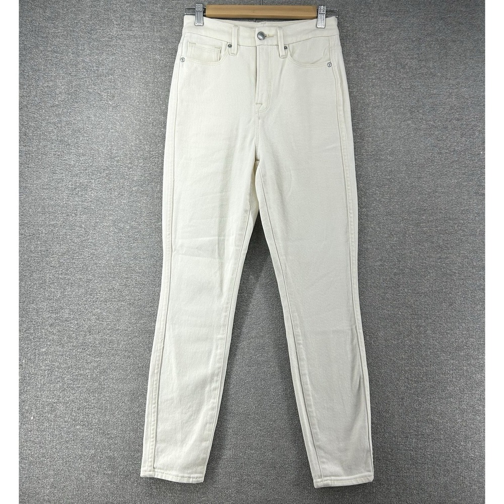 Good‎ American Good Curve Jeans Women Size 2/26 Beige Casual